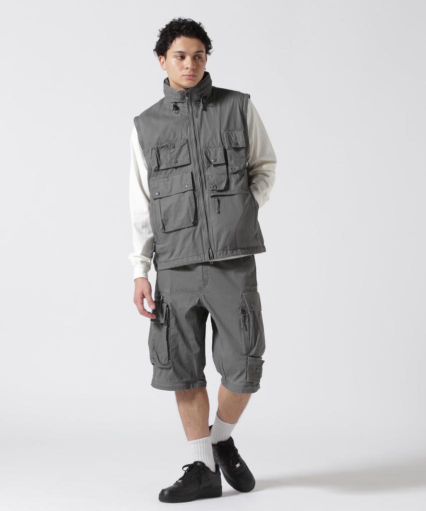AVIREX PIGMENT 2WAY CARRIER JACKET Men's L Sage 783-5152004