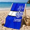 Football Club Everton Beach Towel Microfiber Beach Towel, Lightweight and Quick-Dry, for Summer Travel, Swimming Pool Fan Birthday Gift