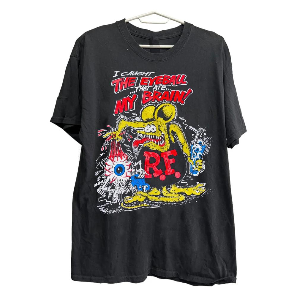 

Ed Roth Rat Fink Wild Child 100% Cotton Black Size S5XL TShirt Unisex T-Shirt L