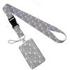 Sujetarjetas Vertical Colección Animales con Lanyard Correa para el Cuello Llavero Insignia Pase Episodio 8 Accesorio para Llaves