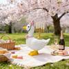 Silly Gooses Cake Candle Holders One Birthday Party Supplies Mini Cake Toppers Stand Candlestick for Baby Shower Party