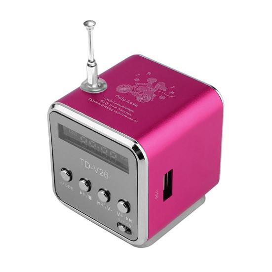 Bluetooth-compatible Mini Speaker Wireless Music Player Digital Display Stereo Sound Rechargeable Portable FM Radio Speaker