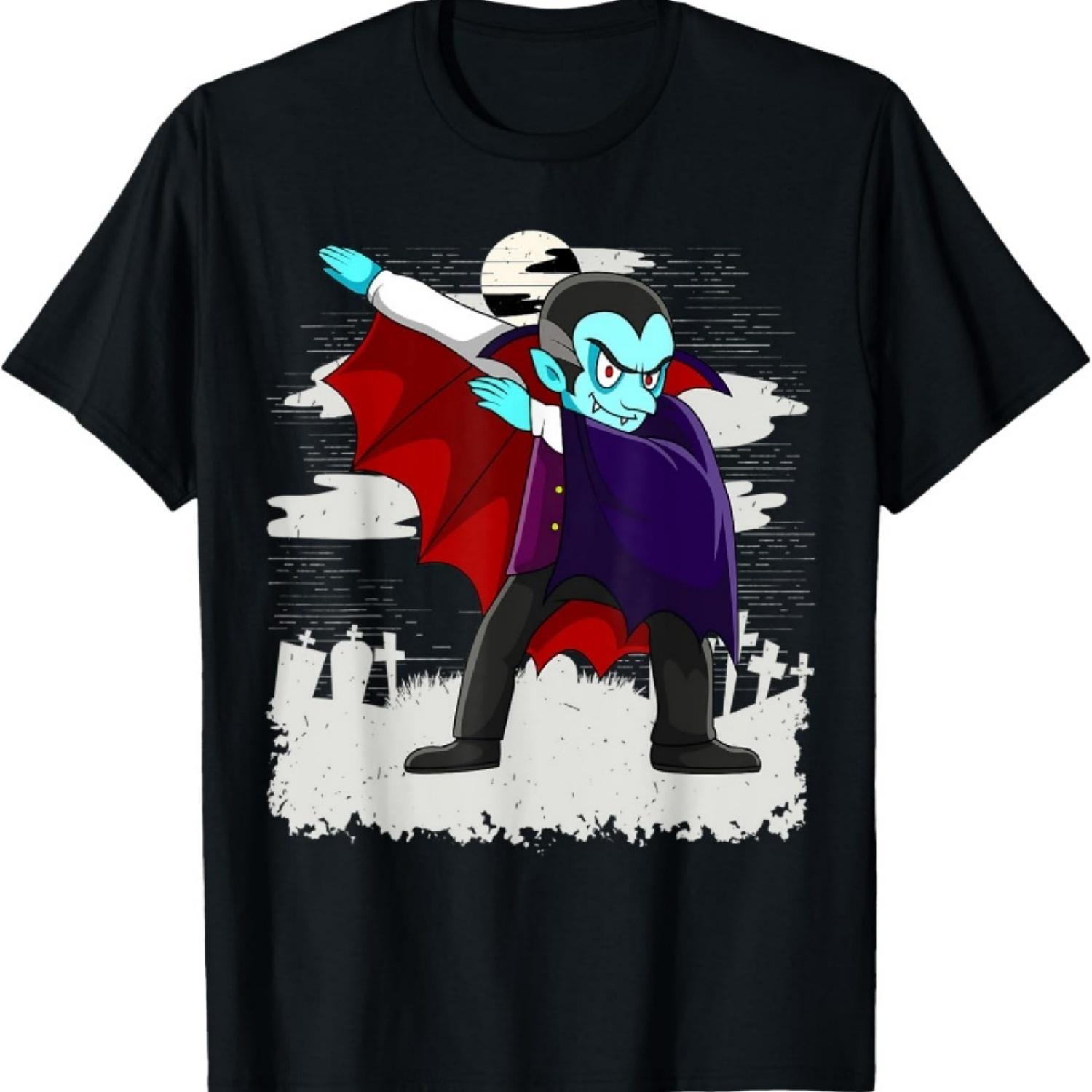 

Dabbing Dracula Funny Ghost Halloween Costume Holiday Kids T-Shirt XXXXXL чорний