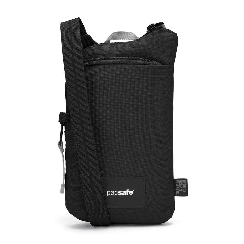 Pacsafe GO Anti-Theft Tech Crossbody, Jet Black, Jet Black