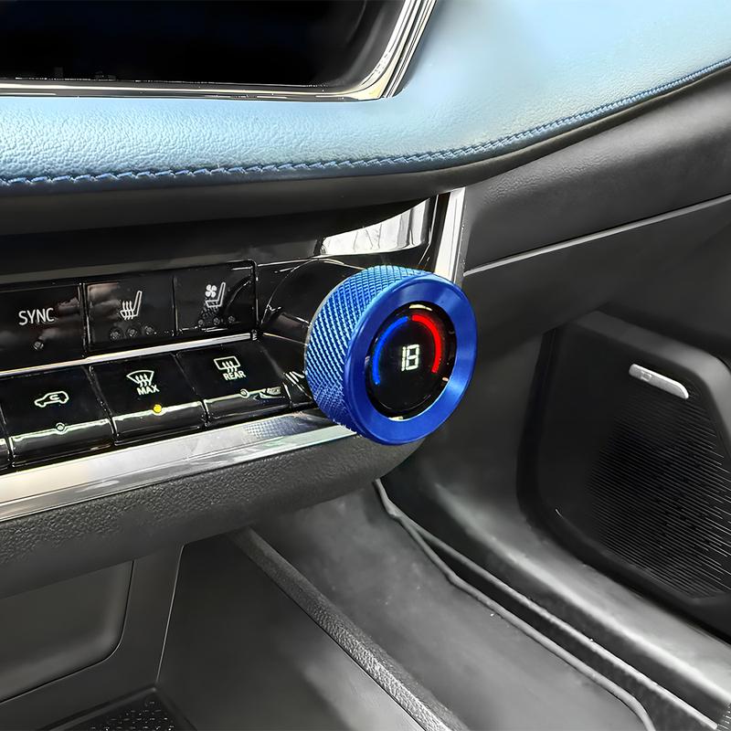 For Chevrolet Equinox 2025-2026 Air conditioning Knob Ring Cover Trim Aluminium Alloy Material Car Interior Trim Accessories