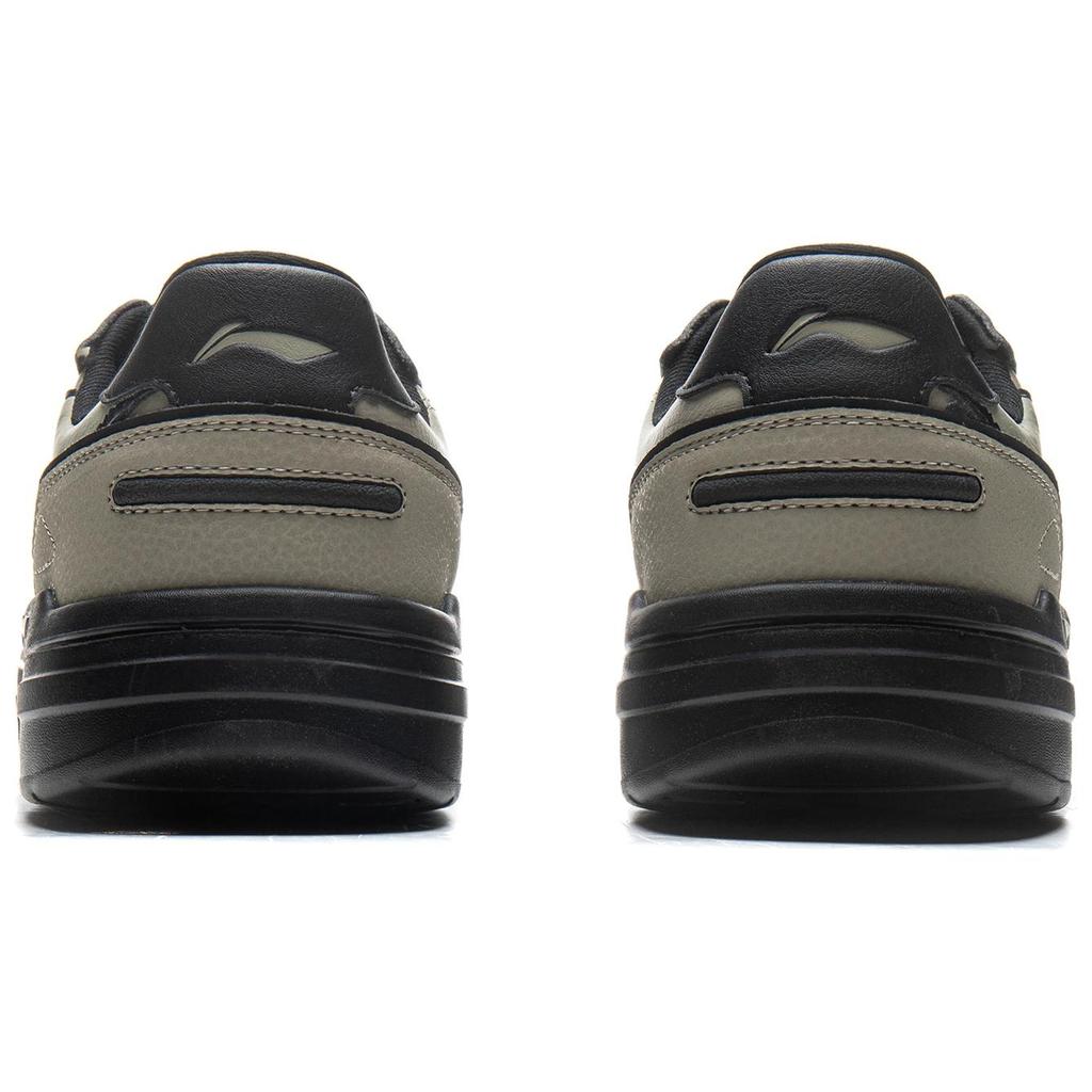 Li Ning Qing Yun Classic Versatile Comfortable Trendy Non-Slip Shock Absorbing Wear-Resistant Lightweight Breathable Low-Top Skate Shoes AGCU349-5