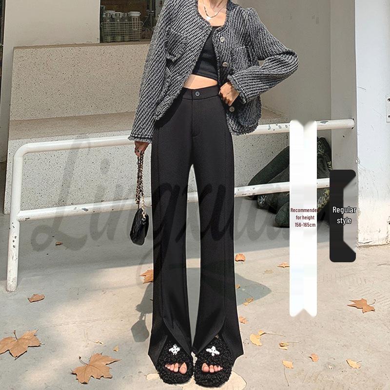 

Autumn 2026 New Style Women s Petite Flare Blazer Pants M