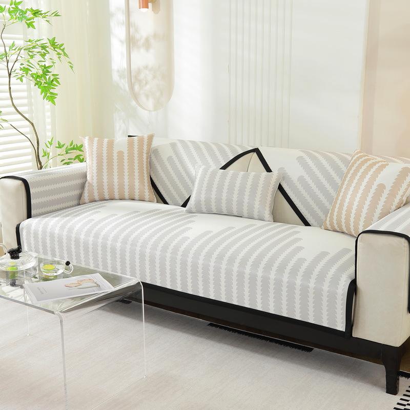 Summer Sofa Cushion Summer Mat Cushion Summer Ice Silk Cool Pad Non-Slip Leather Sofa Cover Cover Cloth