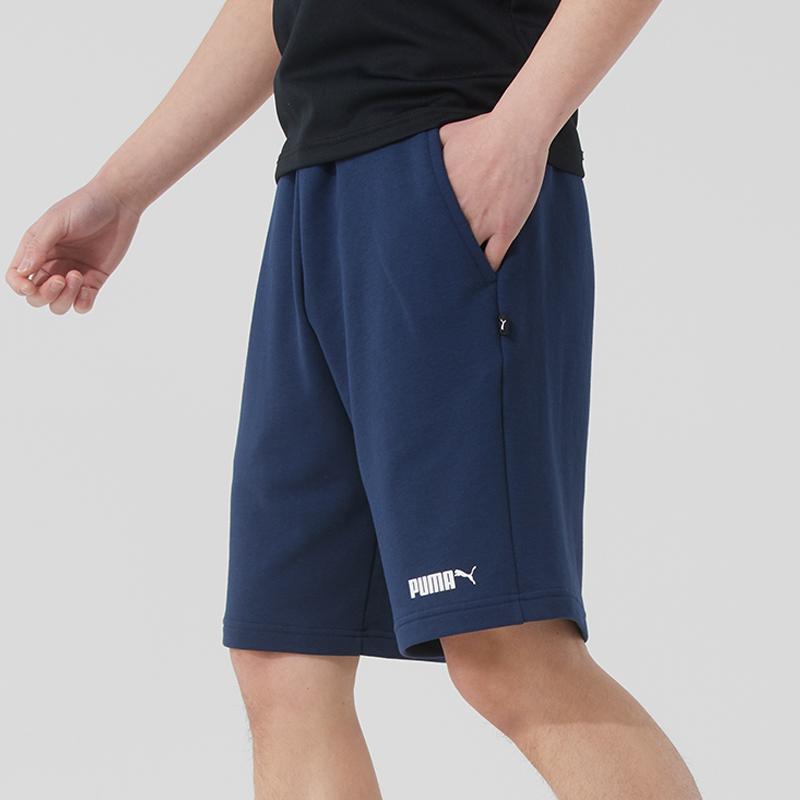 PUMA Comfortable Breathable Running Fitness Five-Point Casual Shorts Men shorts Blue 692482-14