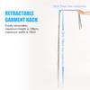 Portable Garment Rack Stainless Steel Foldable Coat Rack Collapsible Mini Clothing Rack for Travel