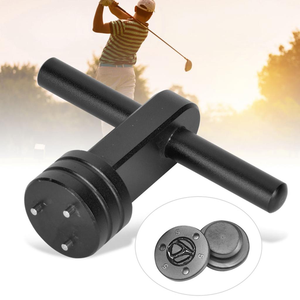 Aluminiumlegierung Golf Putter Gewicht Schraubenschlüssel Schrauben Schraubenschlüssel Werkzeug für Golfschläger Übungszubehör Schwarz