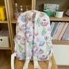 School Bag High Value Printing Cartoon Back Large Capacity Junior High School Students Cute Casual Light Versatile