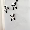 Stuffed Panda Plush Toy Cartoon Refrigerator Decor Soft Plush Panda Refrigerator Magnet