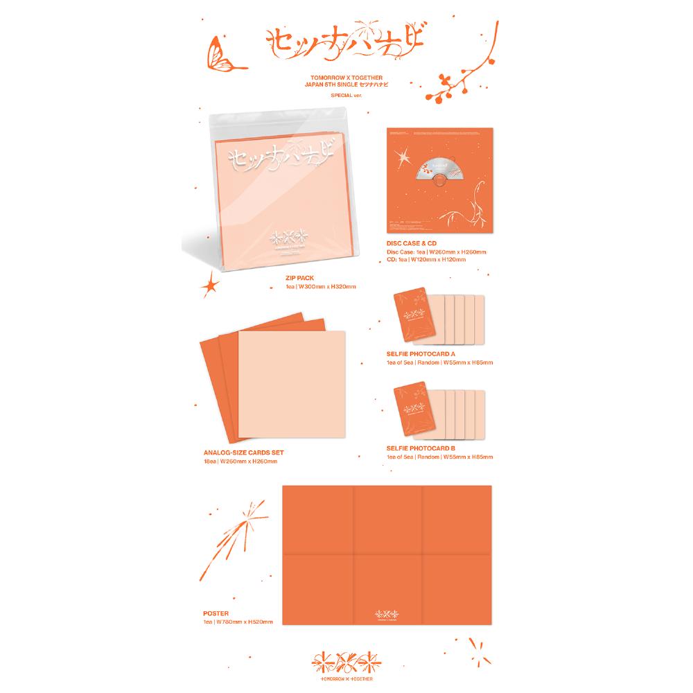 Pre-order TOMORROW X TOGETHER JP 5th Single Setsuna Hanabi Special Edition