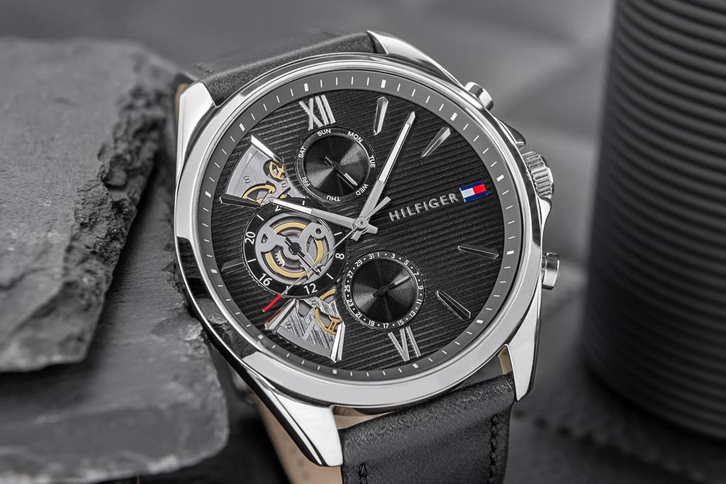 Pánské hodinky Tommy Hilfiger Baker Open Heart 1710644 + KRABIČKA