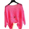 2026 Summer Women's Slim Hollow Knit Pullover - Lightweight Sun Protection Top