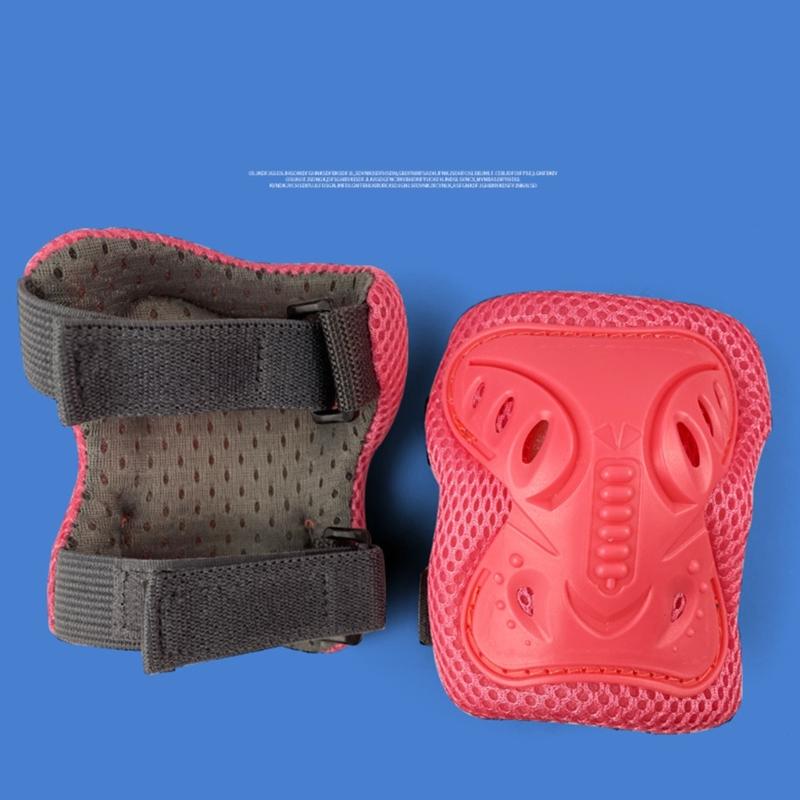 Adjustable Kids Roller Skating Protective Gear Set with Knee Pads Elbow Pads Wrist Guards for Girls and Boys Durable