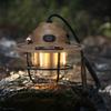LED Camping Lantern Hanging Tent Light Type C Charging Retro Camping Light 4 Light Modes Multifunction for Outdoor BBQ Traveling