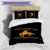 Yellowstone Printed 3PCS Bedding Set Soft Breathable Duvet Cover Pillowcases Set Washable Bedroom Decor Home Gift