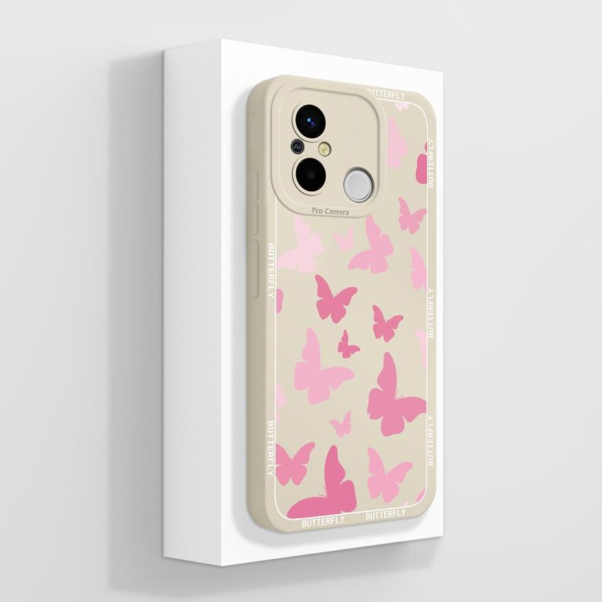 For Redmi 12C 13C 14C 10C 13R 14R 11A 15A Cute Cartoon Cat Phone Cover Liquid Silicone High Quality Anti Slip Durable Protective Case For Redmi Casing