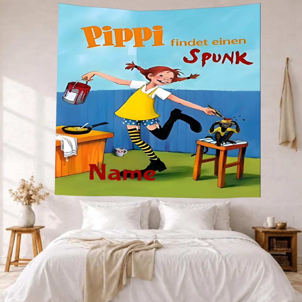 Pipi Custom Your Name Wall Decor Tapestry Art For Pet Memorial Birthdaywedding Party Backdrop Family Gift