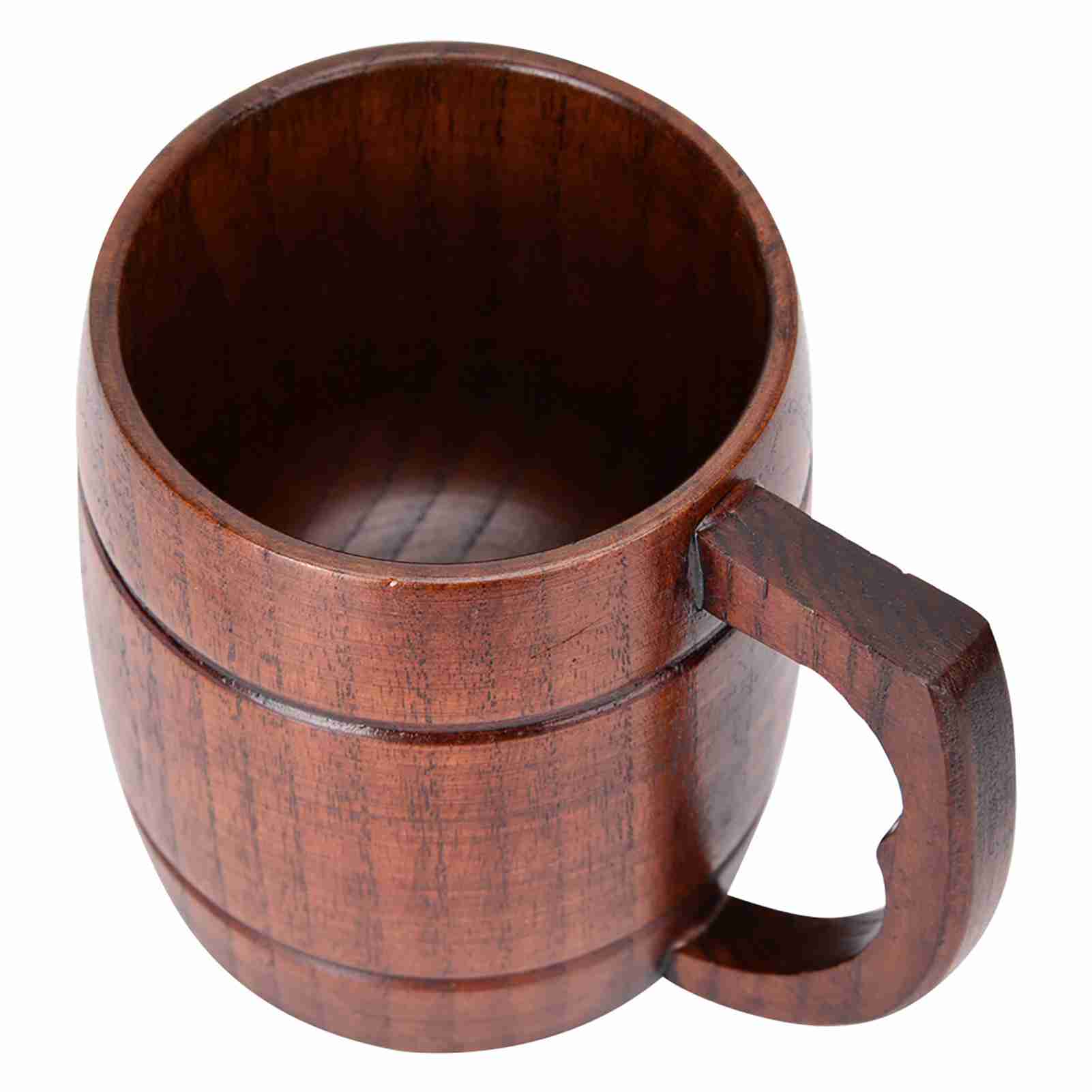 

Natural Pure Wooden Beer Cup Handmade Eco friendly Water Drinking Cups