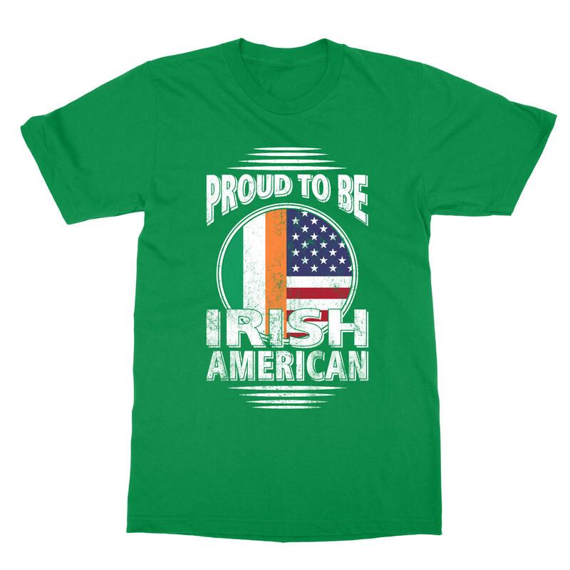 Proud To Be Irish American Ireland Heritage Unisex T-Shirt Unisex T-Shirt S