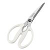 Shimodamurakogyo Nabe Tomo Kitchen Scissors for Prep Work NBT-402 Silver/White