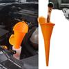Car Long Stem Funnel Oil Fuel Filling Tools Anti-splash Plastic Oil Funnel Motorcycle Refueling Tool Motorcycle Equipments Parts