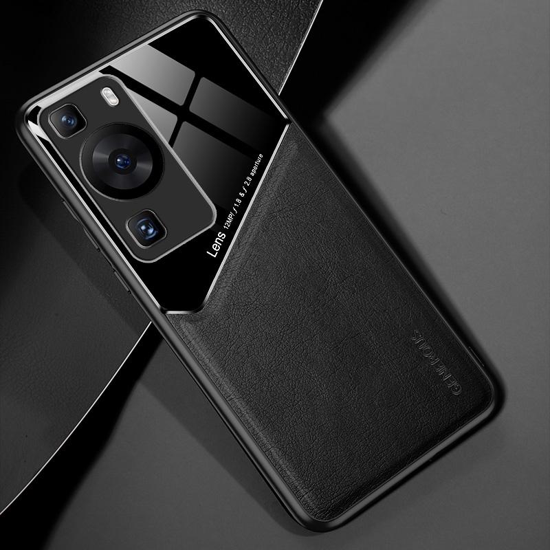 Fall Für Huawei P20 P30 Lite P40 Pro Plus Luxus Leder Telefon Fall Für Huawei P60 P50 Pro Magnetische Silikon schutz Abdeckung