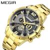 Men'S Business Watch Quartz Watch Steel Belt Non-Mechanical Watch 2221