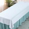 Luxury White Massage Bed Sheet with Face Hole for Beauty Salon