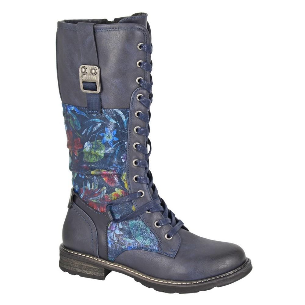 Cipriata Womens/Ladies Floral Calf Boots