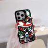 Trendige Schuhmuster Acryl-Hartschale Für iPhone 17pro 15 Pro Max 11 12 13pro Multifunktionaler Linsen-Handyhalter Handyhülle