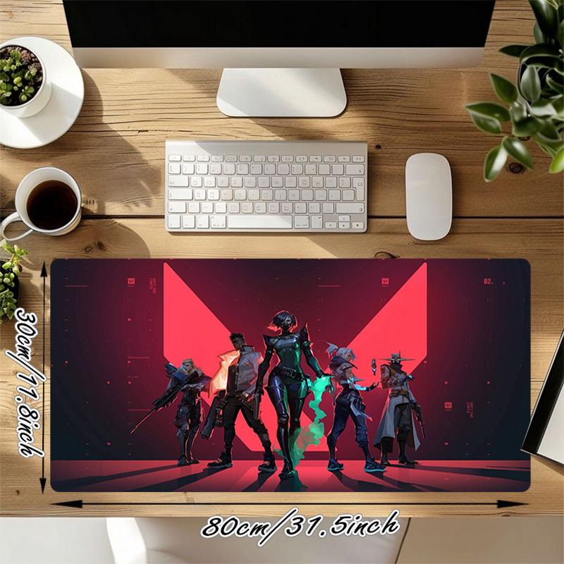 Cyber Heroes Xl Gaming Mouse Pad Nonslip Rubber Base Stitched Edge Waterproof Desk Mat For Pc Laptop Gamer Office Computer Accessories C92964