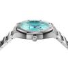 SAPPHERO Chronograph Stainless 50M Water Date Blue Men's Watch, Steel, Resistant, Stylish, Business, Quartz, Analog, Display, Silver/Ice