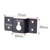 2Pcs Wall Mount Speaker Bracket Metal Universal Rear Hook Hanger Plate Connector Ceiling Stand Clamp