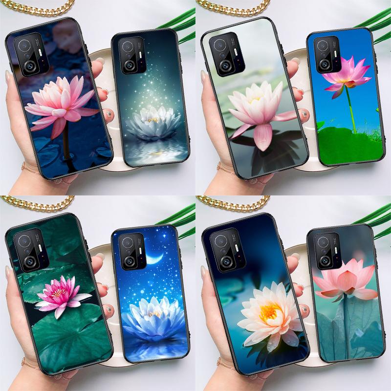 

Летний чехол Lotus для Xiaomi 12 11 Lite 13 11T 12T Pro 12S Ultra POCO X3 X4 Pro M4 M5 F4 GT F3 Cover