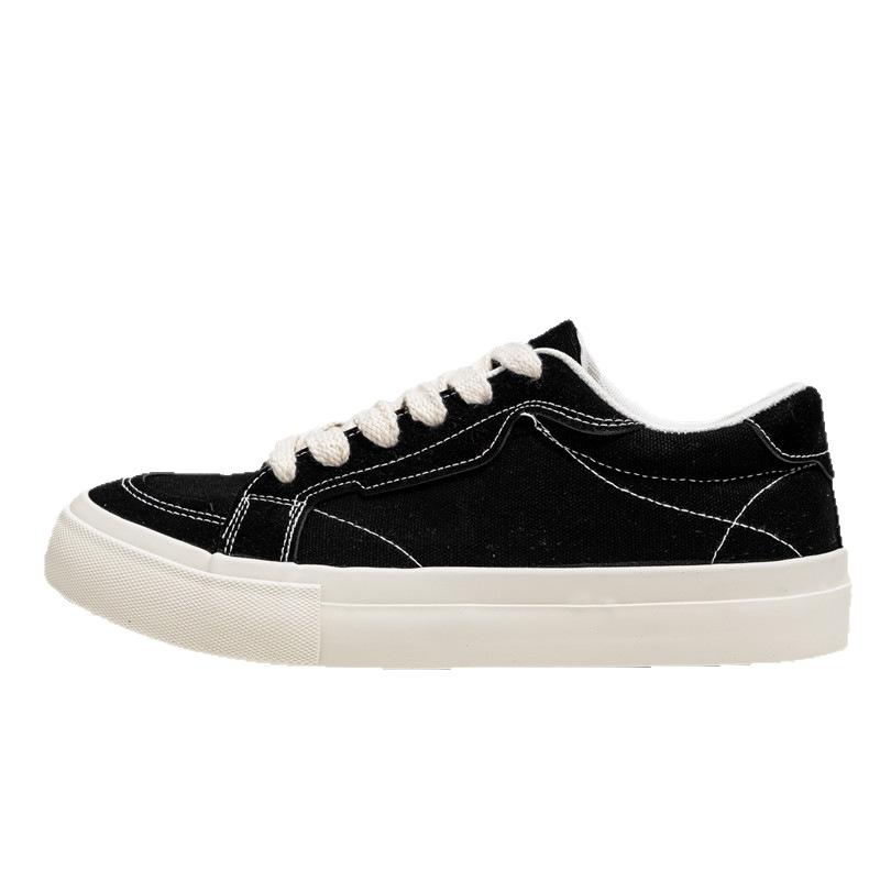 New student low-top breathable canvas shoes men's versatile flat-soled men's shoes casual board shoes