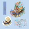Micro Ink 3D Cartoon Decompression Stickers for DIY Miniature Scene Journals