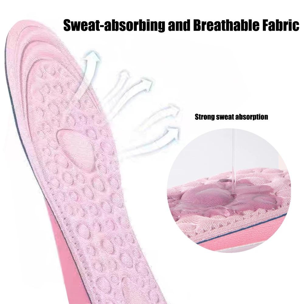 1Pair Height Increased Insoles for Women Shoes Inner Sole Shoe Insert Lift Heel Comfort EVA Heightening Feet Care Insoles