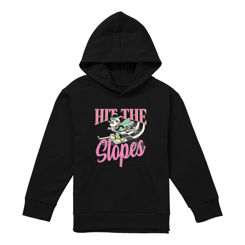 Disney Childrens/Kids Hit The Slopes Mickey Mouse Pullover Hoodie