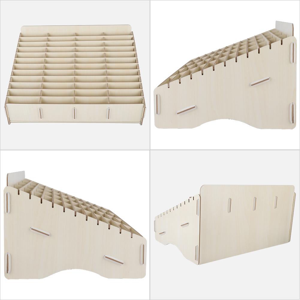 48 Cells Wooden Mobile Phone Management Storage Box Convenient Storing for Office Living Room