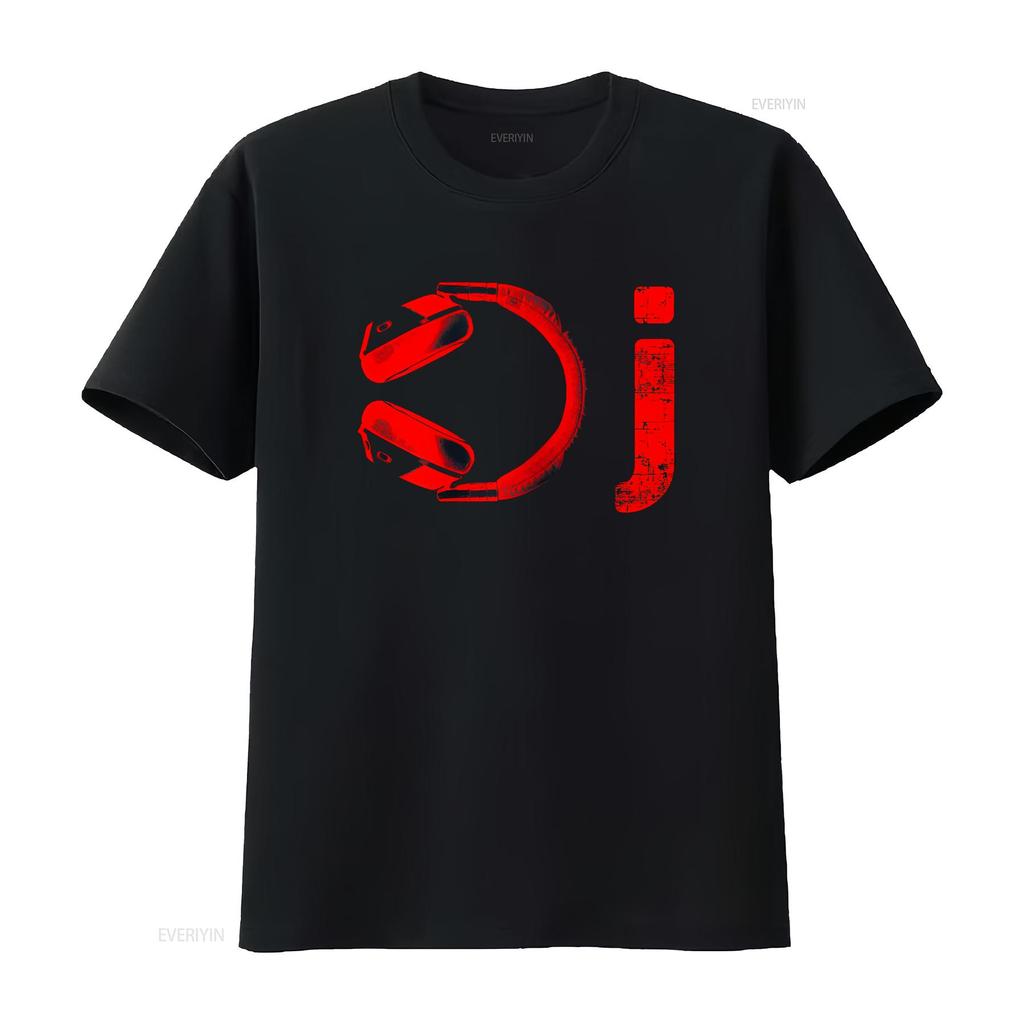 DJ Headphone T Shirt I Heart Being A DJs Party  Vintage Washed Soft Unisex Casual Designer Clothes Streetwear Stylish Versatile