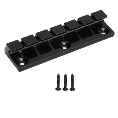 Gitara tiltelis 6 stygų Metalinis subtilus gitara tiltelis Pakeitimas remontui Juodas