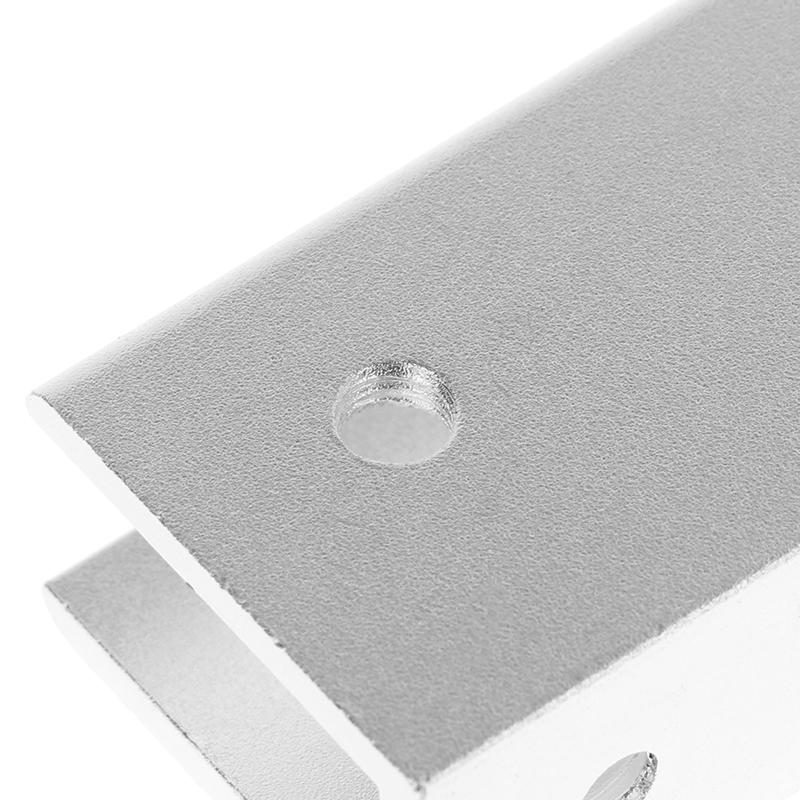 4 st Kvadratiska Glasklämmor Glasfäste Hållare Hyllklämma Aluminiumfäste Stöd För 5 mm 6 mm 8 mm 10 mm 12 mm Tjockleksskiva