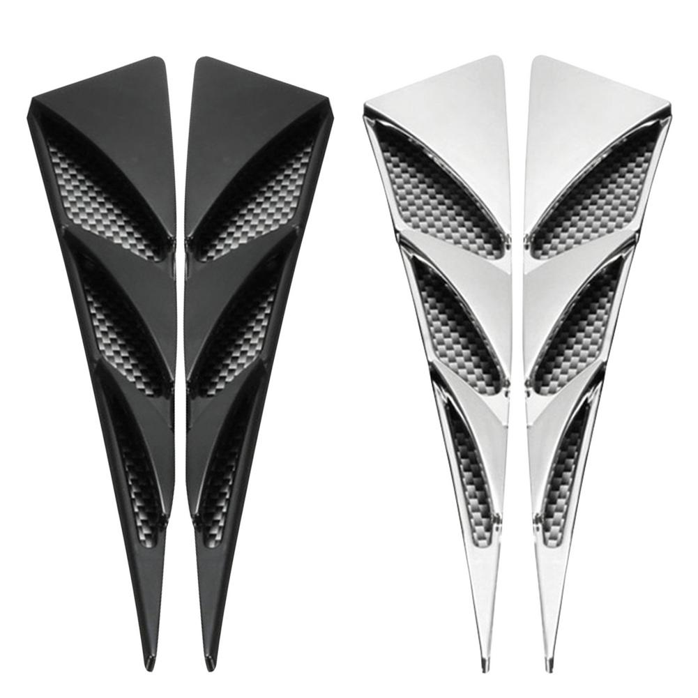 Car Hood Cover Decoration Side Air Outlet Stripes Racing Sports Decoration Universal for ToyotaVW BMWAudiBenz