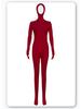 Orange Women's Full Body Zentai Suit for Stage Performance