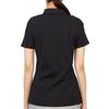 Zipore Golfwear Women S Collar ShorT Sleeve T ShirT g4lS23k135 Onyx