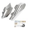 Motorcycle Mid-Frame Air Deflector Heat Shield Cover Black For Harley Touring Road King Electra Street Glide 2001-2008